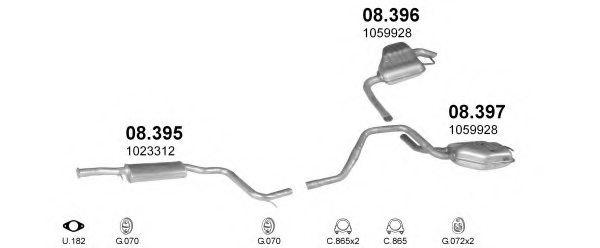 POLMO POLMO03471 Exhaust System